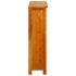 vidaXL 3-Tier Bookcase 70x22.5x82 cm Solid Oak Wood - Image 4