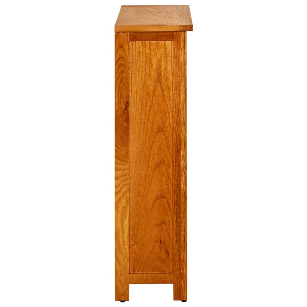 8718475533177_g_en_hd_2 vidaXL 3-Tier Bookcase 70x22.5x82 cm Solid Oak Wood - Image 4
