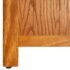 vidaXL 3-Tier Bookcase 70x22.5x82 cm Solid Oak Wood - Image 6
