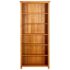 vidaXL 6-Tier Bookcase 80x22.5x180 cm Solid Oak Wood - Image 2