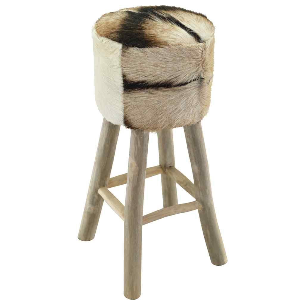 8718475533290_g_en_hd_4 vidaXL Bar Stool Goatskin Leather and Solid Teak Wood - Image 5