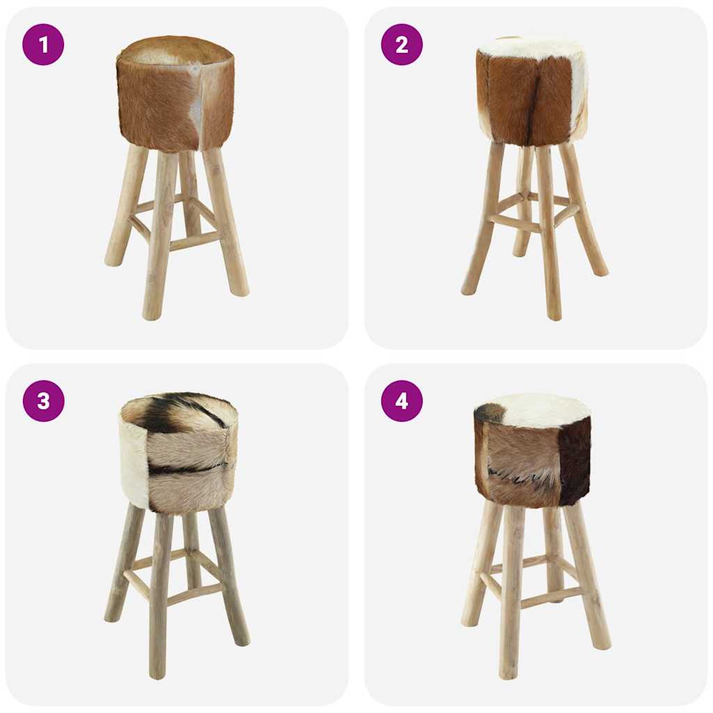8718475533290_g_en_hd_5 vidaXL Bar Stool Goatskin Leather and Solid Teak Wood - Image 6