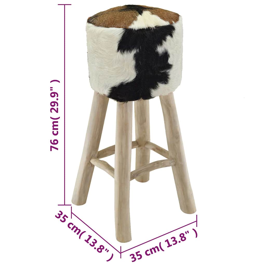 8718475533290_g_en_hd_8 vidaXL Bar Stool Goatskin Leather and Solid Teak Wood - Image 9