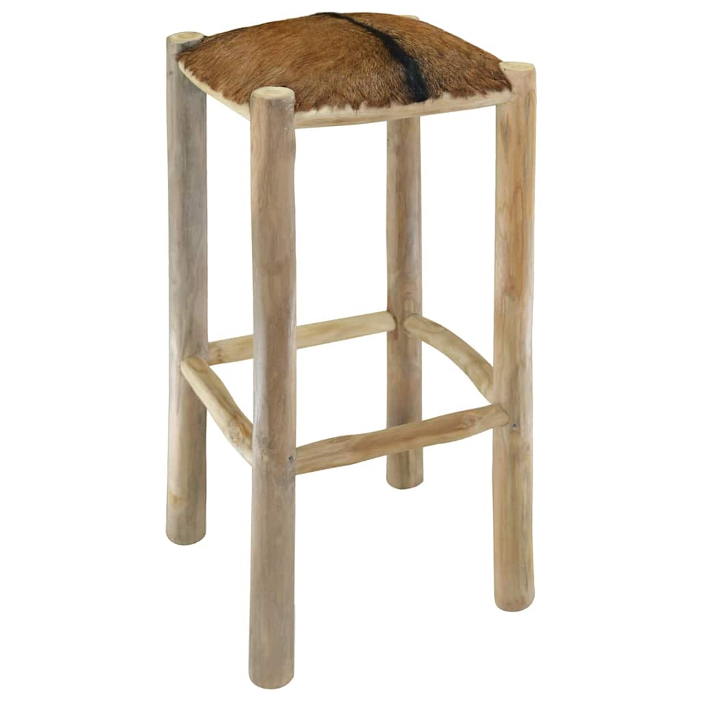 8718475533313_g_en_hd_2 vidaXL Bar Stool Goatskin Leather and Solid Teak Wood - Image 3