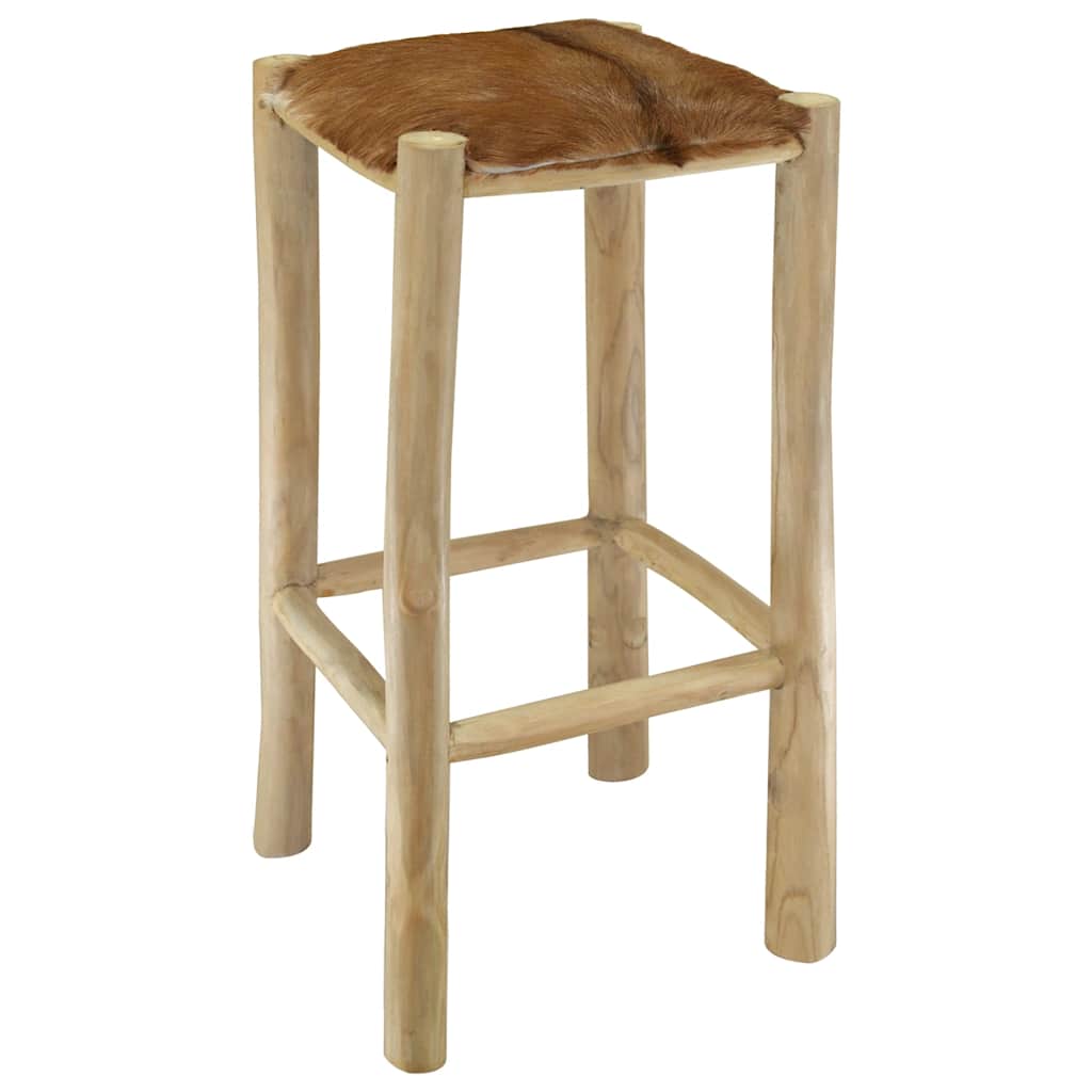 8718475533313_g_en_hd_3 vidaXL Bar Stool Goatskin Leather and Solid Teak Wood - Image 4