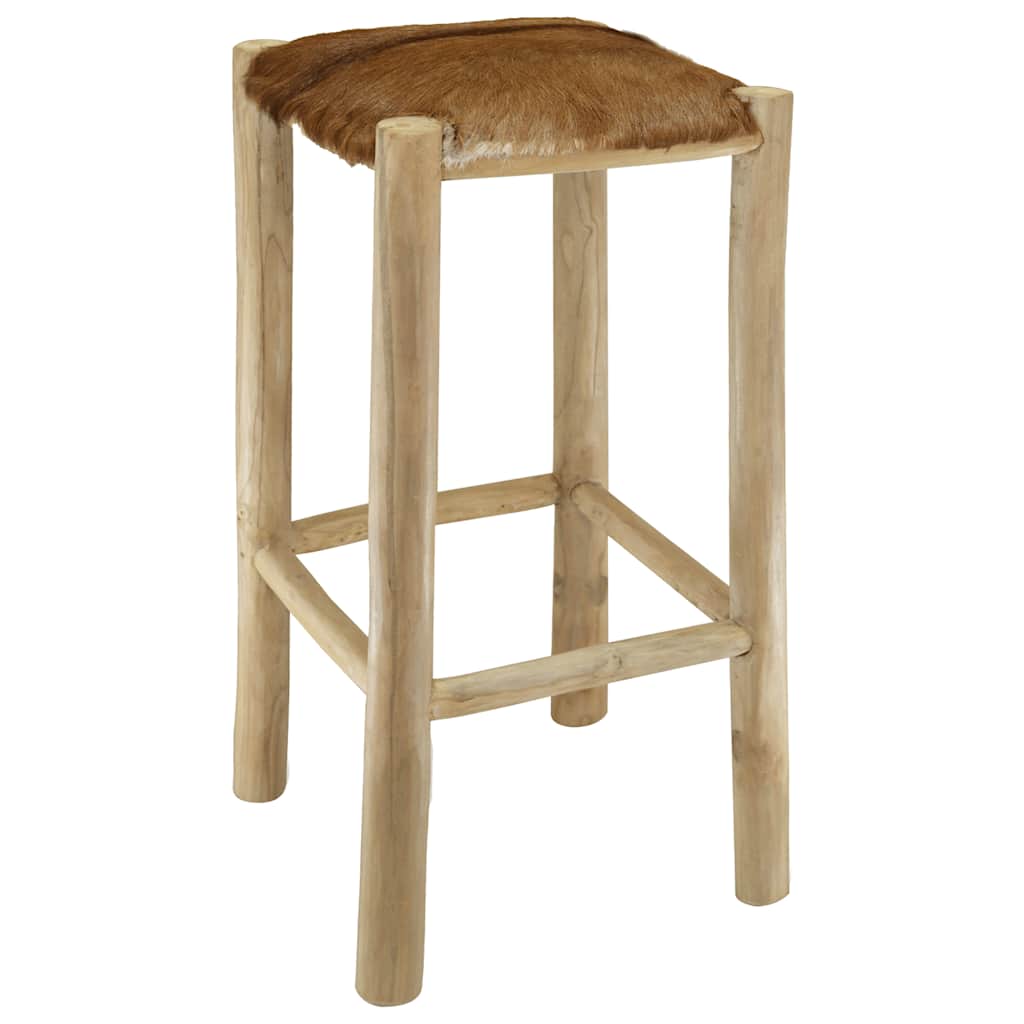 8718475533313_g_en_hd_4 vidaXL Bar Stool Goatskin Leather and Solid Teak Wood - Image 5
