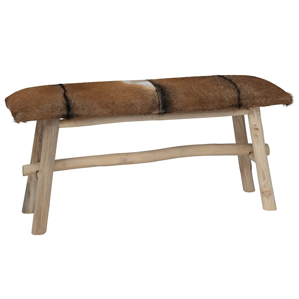 8718475533344_a_en_hd_1 vidaXL Bench Goatskin Leather Teak - Image 1
