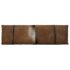 vidaXL Bench Goatskin Leather Teak - Image 4