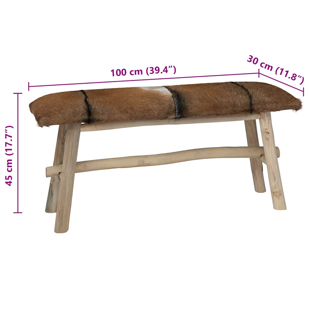 8718475533344_g_en_hd_7 vidaXL Bench Goatskin Leather Teak - Image 8