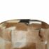 vidaXL Pouffe Goatskin Leather Round 50x50x45 cm - Image 7