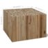 vidaXL Coffee Table Genuine Teak 50x50x35 cm - Image 6