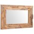 vidaXL Decorative Mirror Teak 90x60 cm Rectangular - Image 2