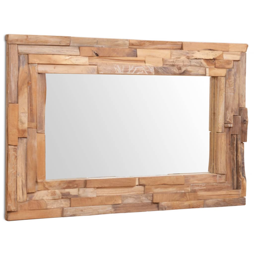 8718475533504_g_en_hd_1 vidaXL Decorative Mirror Teak 90x60 cm Rectangular - Image 2