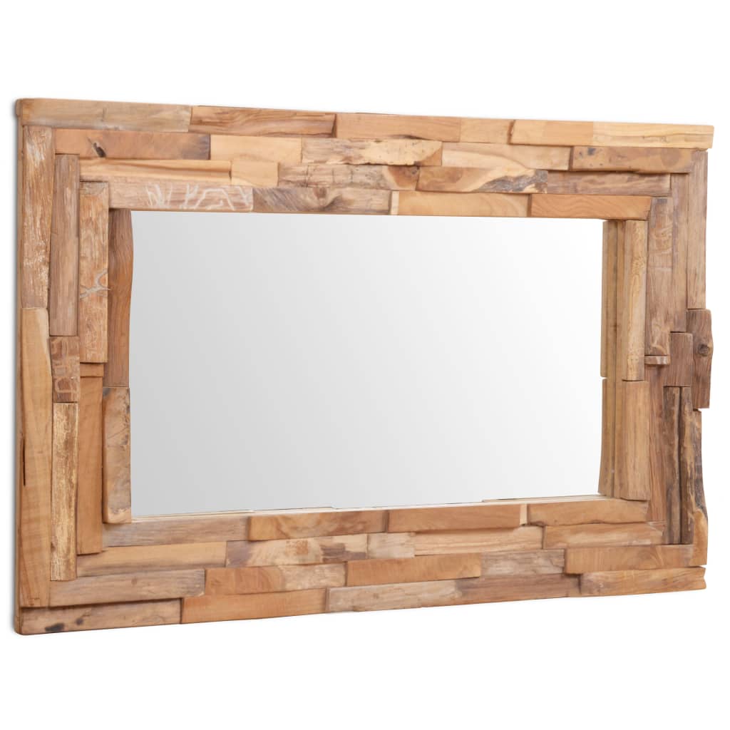 8718475533504_g_en_hd_2 vidaXL Decorative Mirror Teak 90x60 cm Rectangular - Image 3