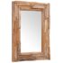 vidaXL Decorative Mirror Teak 90x60 cm Rectangular - Image 6