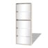 vidaXL Shoe Cabinet 5-Layer Mirror Oak 63x17x169.5 cm - Image 2