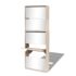 vidaXL Shoe Cabinet 5-Layer Mirror Oak 63x17x169.5 cm - Image 4