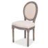 vidaXL Dining Chairs 6 pcs Cream Fabric - Image 2