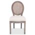 vidaXL Dining Chairs 6 pcs Cream Fabric - Image 3