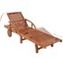 vidaXL Sun Loungers 2 pcs with Table Solid Acacia Wood - Image 5