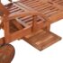 vidaXL Sun Loungers 2 pcs with Table Solid Acacia Wood - Image 6