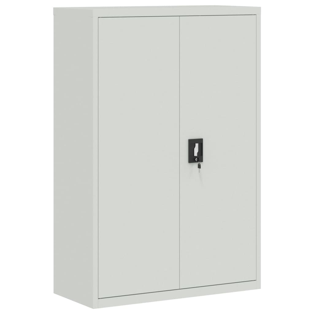 8718475556602_a_en_hd_1 vidaXL Office Cabinet 90x40x140 cm Steel Grey - Image 2