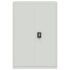 vidaXL Office Cabinet 90x40x140 cm Steel Grey - Image 4