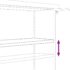vidaXL Office Cabinet 90x40x140 cm Steel Grey - Image 9