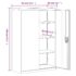 vidaXL Office Cabinet 90x40x140 cm Steel Grey - Image 11