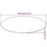 vidaXL Table Top Tempered Glass Round 700 mm - Image 4