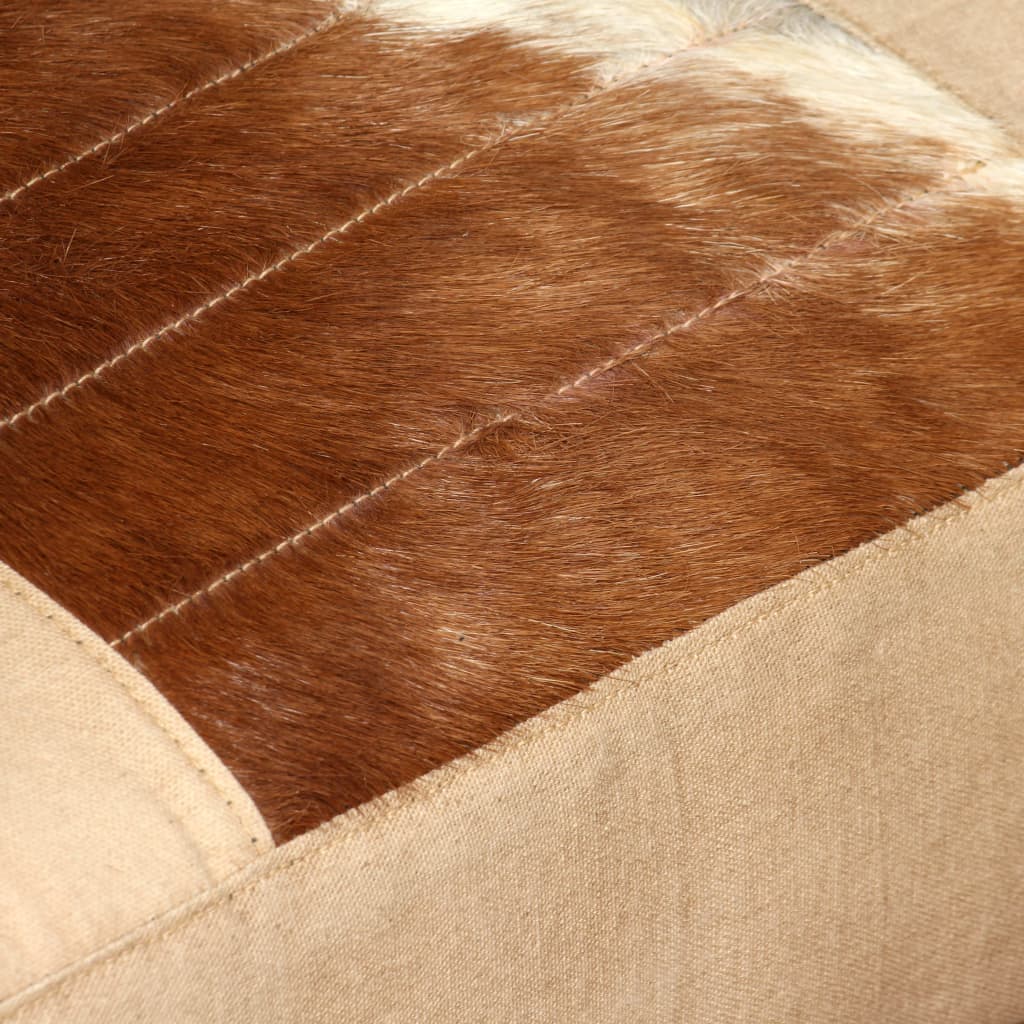8718475557203_g_en_hd_9 vidaXL Lounge Chair Cream Genuine Goatskin and Canvas - Image 10