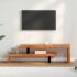 vidaXL TV Stand Solid Acacia Wood - Image 4