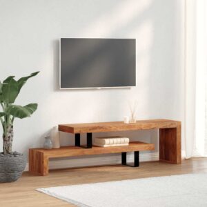vidaXL TV Stand Solid Acacia Wood
