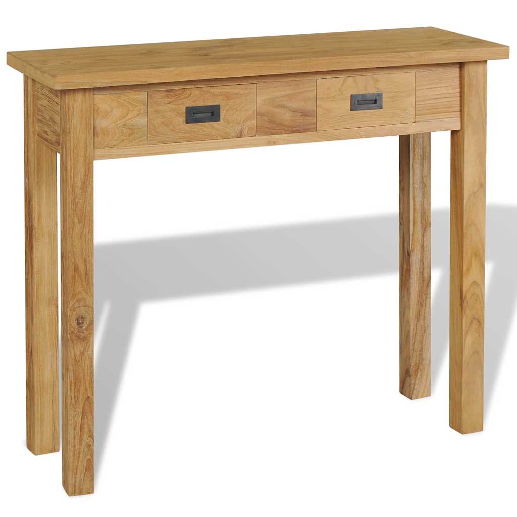 8718475558606_a_en_hd_1 vidaXL Console Table Solid Teak 90x30x80 cm - Image 1