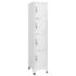 vidaXL Locker Cabinet with 4 Compartments 38x45x180 cm