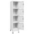 vidaXL Locker Cabinet with 4 Compartments 38x45x180 cm - Image 4