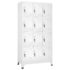 vidaXL Locker Cabinet with 12 Compartments 90x45x180 cm