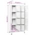 vidaXL Locker Cabinet with 12 Compartments 90x45x180 cm - Image 9