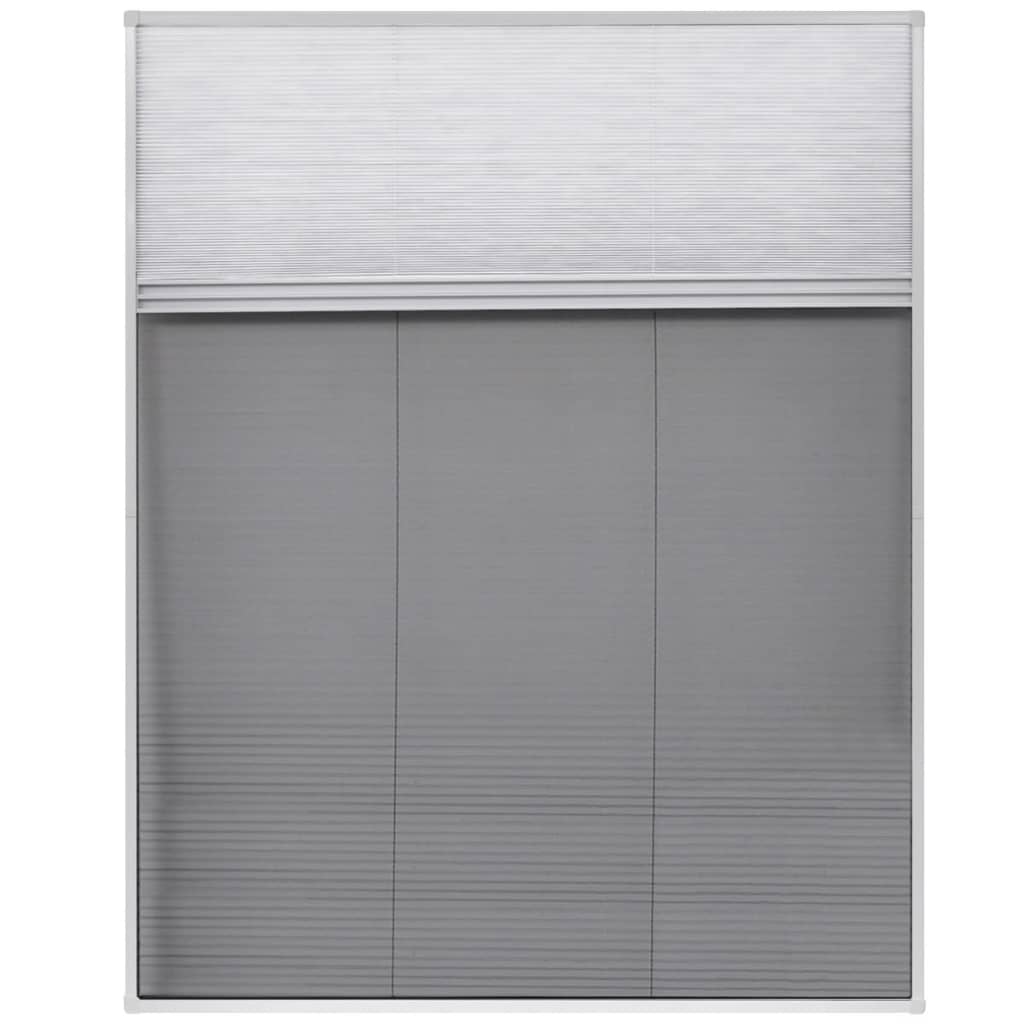 8718475561804_g_en_hd_1 vidaXL Plisse Insect Screen for Windows Aluminium 80x100 cm with Shade - Image 3