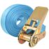 vidaXL Ratchet Tie Down Straps 10 pcs 0.8 Tonnes 4mx25mm Blue - Image 2