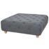 vidaXL Pouffe Fabric 80x80x30 cm Dark Grey