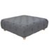 vidaXL Pouffe Fabric 80x80x30 cm Dark Grey - Image 3