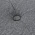 vidaXL Pouffe Fabric 80x80x30 cm Dark Grey - Image 5