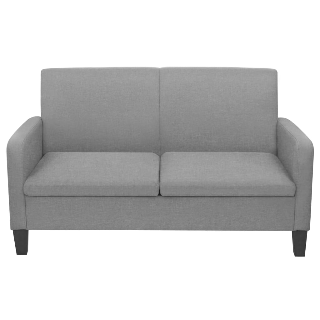 8718475564614_g_en_hd_1 vidaXL 2-Seater Sofa 135x65x76 cm Light Grey - Image 2