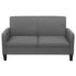 vidaXL 2-Seater Sofa 135x65x76 cm Dark Grey - Image 2