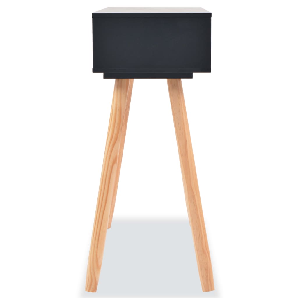 8718475565093_g_en_hd_3 vidaXL Console Table Solid Pinewood 80x30x72 cm Black - Image 5
