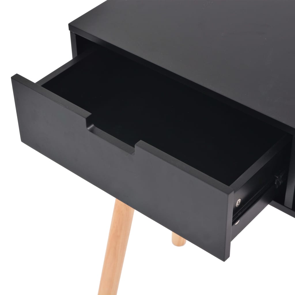 8718475565093_g_en_hd_4 vidaXL Console Table Solid Pinewood 80x30x72 cm Black - Image 6