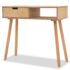 vidaXL Console Table Solid Pinewood 80x30x72 cm Brown