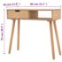 vidaXL Console Table Solid Pinewood 80x30x72 cm Brown - Image 7