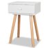 vidaXL Bedside Tables 2 pcs Solid Pinewood 40x30x61 cm White - Image 3